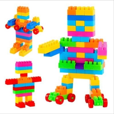 Pulsbery 200+ Pcs Building Blocks Toy Set Creative Learning Block Toys For Kids(Multicolor)