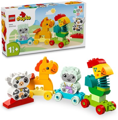 LEGO DUPLO My First Animal Train Nature Toy 10412 (19 Pieces)(Multicolor)