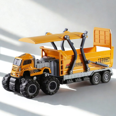 Zuuluzrs Truck Toy Engineering Transport Car Toy Engine Best Birthday Gift For Kids(Yellow, Blue)