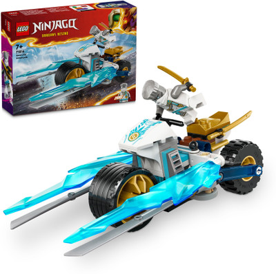 LEGO NINJAGO Zanes Ice Motorcycle Toy Set 71816 ( 84 Blocks)(Multicolor)