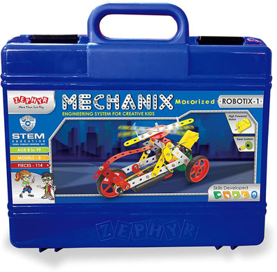 ZEPHYR Mechanix Robotix - 1 Smart Bag, Construction Toy,(Multicolor)