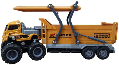 Zuuluzrs Truck Toy Engineering Transport Car Toy Metal Diecast Truck Toy(Yellow, Blue)