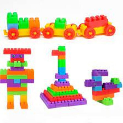 SellVera 60 pcs Block Toys, Children Little kids love and colorful Bulding Block Toys(Multicolor)