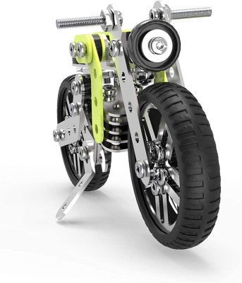 MY BABY LOVE A PERFECT CARE Motorcycle Assembly Block Construction(Green)