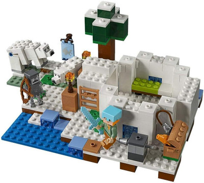 CravingKart Minecraft Ice House DIY Building Blocks Kit Construction Set for Kids (278 PCS)(Multicolor)