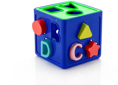 VrajVilla Shape Sorting Cube with 18 Shape and Different Color - Kids Activity Toys -(Multicolor)