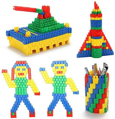 Pulsbery Bullets Shaped Stem Building Blocks Toy Set For Kids(Multicolor)
