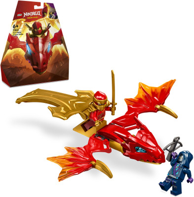 LEGO NINJAGO Kai's Rising Dragon Strike Toy 71801 ( 24 Pieces)(Multicolor)