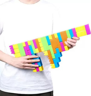 GREEN WAY Building Blocks Creative Learning Kids Puzzle Assembling Unbreakable Toy Set(100 Pieces)