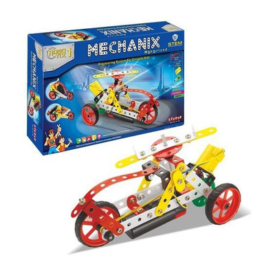MECHANIX ROBOTIX - 1 -SERIES, MADE FROM HIGH QUALITY STEEL AND PLASTIC, BATTERIES NOT PROVIDED(Multicolor)