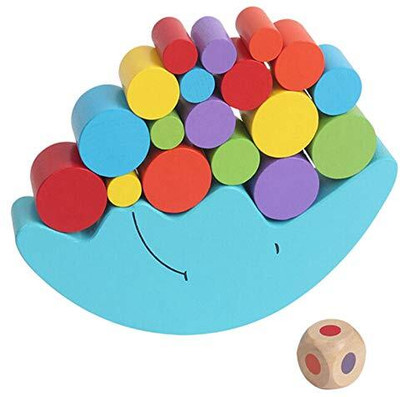 Little Mind Moon Balance – Wooden Stacking & Balancing Game for Kids”(1 Pieces)