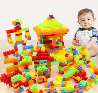 Sharvil Classic Building Blocks Set for Kids Standard 60 Pcs(Multicolor)