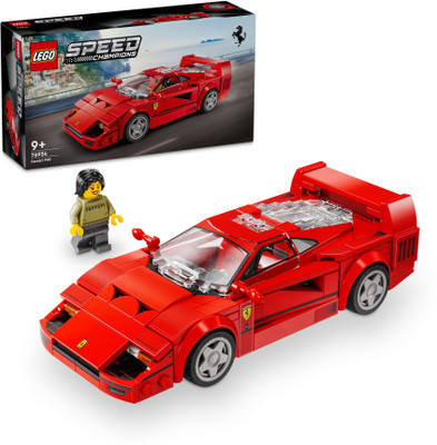 LEGO Speed Champions Ferrari F40 Supercar Vehicle Toy 76934 (318 Pieces)(Multicolor)
