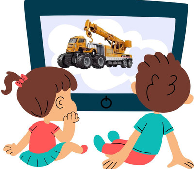 Zuuluzrs Crane Transport Truck for Kids Friction Powered Construction Toy(Yellow)