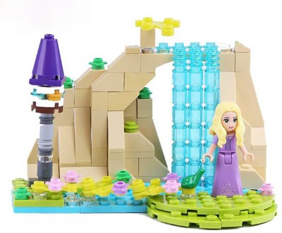 RVM Toys 154 Pcs Girls Princess Castle Rapunzel Palace Building Blocks Lego Compatible(Multicolor)