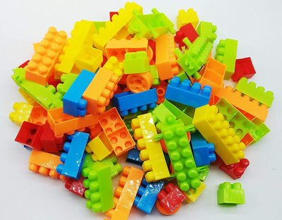 RutuFF Plastic Puzzle Brick Building Block Toy for Kids(1 Pieces)