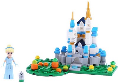 RVM Toys 150 Pcs Girls Princess Castle Elsa Palace Building Blocks Lego Compatible(Multicolor)