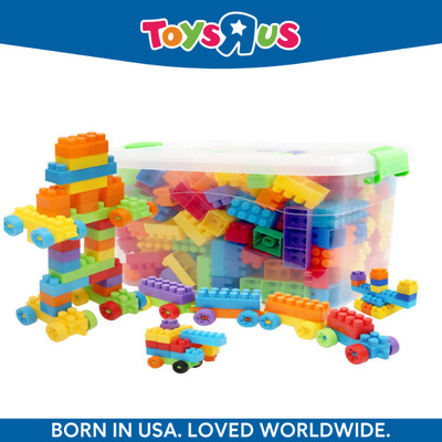 Toys R Us Universe of Imagination CreativeBuild: DIY Plastic Building Block for Kids -125+ Pieces with Storage Box(Multicolor) Toys R Us Universe of Imagination CreativeBuild: DIY Plastic Building Block for Kids -125+ Pieces with Storage Box(Multicolor)