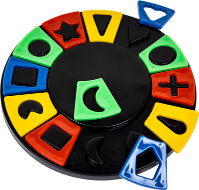 S sukan tex Circle Shape Jigsaw Puzzle Educational Early Learning Geometric Circle Puzzle(12 Pieces)