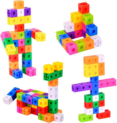 Pulsbery 100+ PC's BEST BABY BRICKS BLOCKS FOR KIDS(Multicolor)