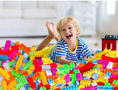 MIDZONE DIY Premium 100Pcs Plastic Building Blocks for Kids Learning Puzzle Toy Set(Multicolor)