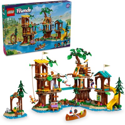 LEGO Friends Adventure Camp Tree House Playset 42631 ( 1128 Blocks)(Multicolor)