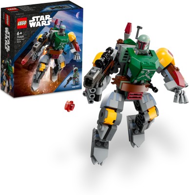 LEGO Star Wars Boba Fett Mech 75369 Building Toy Set (155 Pieces)(Multicolor)