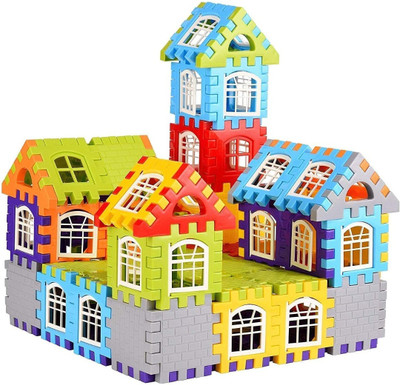 Happy House Building Blocks Learning Educational Puzzle Toy Best Gift For Kids(Multicolor)