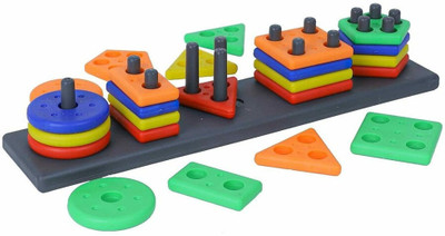 TOYVISION Best Buy Learning Educational Geometric Color & Shape Sorter Puzzle(1 Pieces)