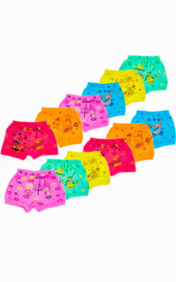 BABY4U Brief For Baby Boys(Multicolor Pack of 12)