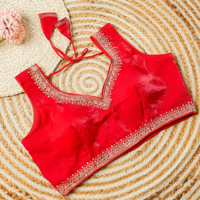 Niraj Creations V-Neck Women Blouse