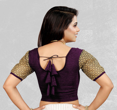 ZINGTROVE Round Neck Women Blouse