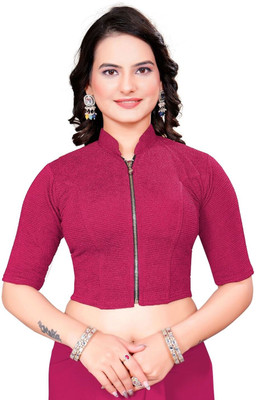 Chandan Tex Fab Band collar Women Blouse