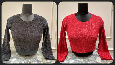 GROWMORE CREATION Round Neck Women Blouse