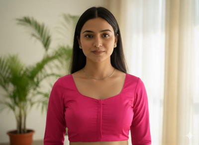 SUIT ICON Round Neck Women Blouse