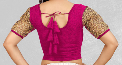 ZINGTROVE Round Neck Women Blouse