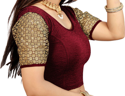 ZINGTROVE Round Neck Women Blouse