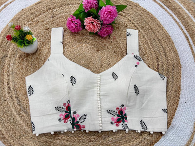 Manya Creation Sweetheart Neck Women Blouse