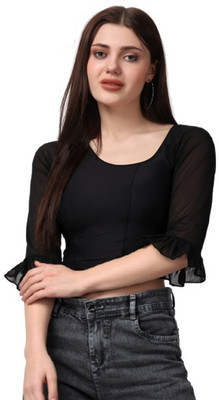 TINY TOY U-Neck Women Blouse