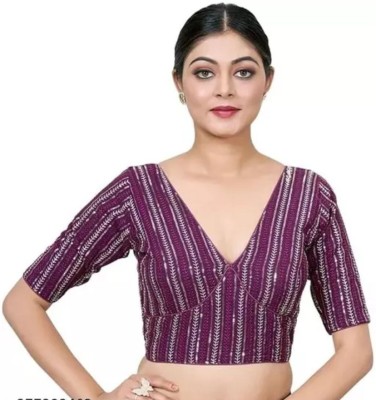 Suryakshi Creation V-Neck Women Blouse