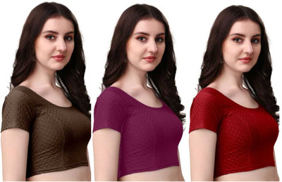 PT PRIYANKA TEXTILES U-Neck Women Blouse
