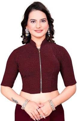 sanket synthetics Band collar Women Blouse