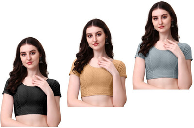 Krishna Enterprise Round Neck Women Blouse