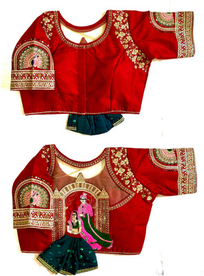AMBARYHA CREATION Round Neck Women Blouse