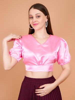 Zionity V-Neck Women Blouse