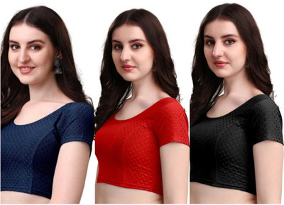 PT PRIYANKA TEXTILES U-Neck Women Blouse