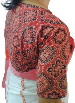PRIYOM HANDICRAFT Boat Neck Women Blouse