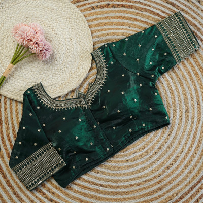 Modern Mughals U-Neck Women Blouse