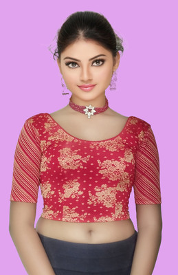 PU Fashion Round Neck Women Blouse