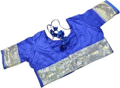 Kumaresh Creation Round Neck Women Blouse